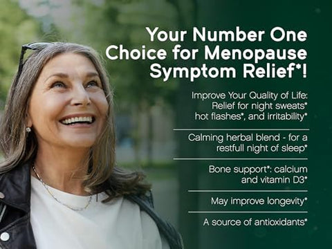 Naturanectar Easefemin Menopausal Support Supplements For Women Estrogen Red Bee Propolis Capsules For Hot Flashes & Night Sweats Natural And With Proprietary Calming Herbal Blend (30Pcs.)