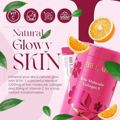 Bb Lab Powder Collagen Sf3X7 Intensive Series Made In Korea 30 Sticks (Low Molecular Collagen S) Pink
