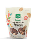 365 by Whole Foods Market, Organic Dry Roasted & Unsalted Almonds, 10 Ounce