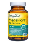 MegaFood Megaflora Probiotic Plus - Probiotics For Women And Men - 50 Billion Cfus & 14 Strains - Probiotics For Digestive Health & Immune Support - Vegan - Made Without 9 Food Allergens - 30 Caps