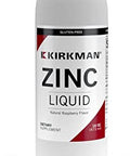 Kirkman Zinc Liquid - Formulation 16 oz Flavored with Natural Raspberry of Common Allergens