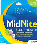 Midnite Natural Sleep Supplement 30 Count Chewable Cherryflavored Tablets Natural Nonhabit Forming Sleep Aid Melatonin Supplement Twin Pack