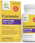 Terry Naturally Curamin Nighttime Curcumin & Dlpa Capsule Supplement Nongmo Supplement To Support Healthy Sleep & Relaxation Herbal Supplement With Melatonin 30 Capsules