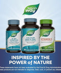 Nature'S Way Calcium-Magnesium-Zinc - Bone Health & Muscle Function - With Calcium Carbonate, Citrate & Malate - Gluten & Dairy - 250 Capsules