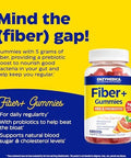 Enzymedica Fiber+ Gummies With Prebiotics & Probiotics For Daily Regularity Vegetarian 5G Fiber Natural Chewable Digestive Health Supplement Kids & Adult Women & Men Blood Orange Flavor 90 Ct