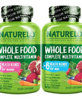 Naturelo Whole Food Multivitamin For Women - 120 Capsules And Whole Food Multivitamin For Men 120 Capsules Bundle