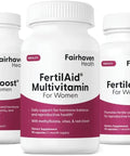 Fairhaven Health Female Fertility Supplement Starter Pack Fertilaid For Women Ovaboost And Fertilecm Combo Capsules