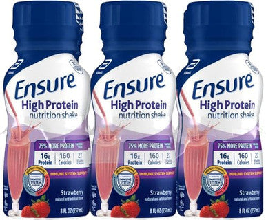 Ensure High Protein Nutrition Shake Strawberry 6 Count