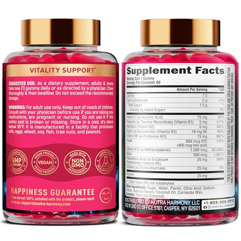 Nutraharmony Vitamin B-Complex Gummies & Multivitamins For Women