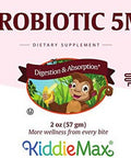 Maxi Health Kiddiemax Probiotic 5M Acidophilus Healthy Digestive Flora 2 Ounce Powder Kosher