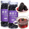 Wanhua Hall Premium Dried Black Mulberries Fruit Black Mulberry Tea No Sugar Added, No Additives, All Natural, Unsulfured Great for Desserts and Tea, Healthy Fruit Snack Ã©Â»â€˜Ã¦Â¡â€˜Ã¦Â¤Â¹Ã¥Â¹Â² Ã¦Â¡â€˜Ã¨â€˜Å¡280g/10oz