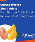 Zicam Cold Remedy Zinc Rapidmelts, Citrus Flavor, 25 Count (Pack Of 1)