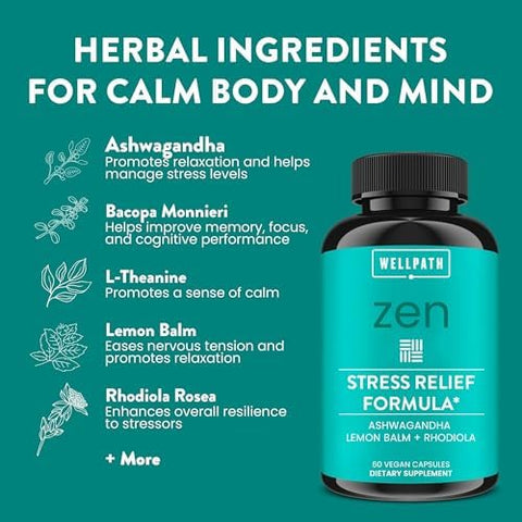 Wellpath Zen & Re Bundle Stress Relief & Collagen Support