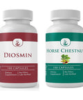 PURE ORIGINAL INGREDIENTS Diosmin And Horse Chestnut Bundle, Always Pure, No Additives Or Fillers