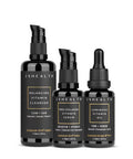JSHealth Hydrate & Renew Skincare Bundle - Gentle Facial Cleanser, Brightening Vitamin C Serum For Face & Hydrating Vitamin E Face Oil