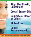 TheraBreath Fresh Breath Oral Rinse Mild Mint Fights Bad Breath Certified Vegan Gluten Free and Kosher 473ml