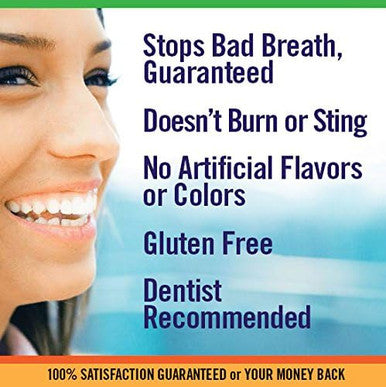 TheraBreath Fresh Breath Oral Rinse Mild Mint Fights Bad Breath Certified Vegan Gluten Free and Kosher 473ml