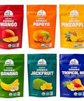 Mavuno Harvest Organic Dried Fruit Variety Pack | Dried Mango, Papaya, Pineapple, Banana, Jackfruit, & Tropical Mix | Healthy, Vegan, No Sugar Added, Non GMO Snacks for Kids & Adults | 2 Ounce, 6 Pack
