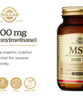 Solgar Msm 1000 Mg - 120 Tablets - Supports Joints & Connective Tissue - Non-Gmo Vegan Gluten Free Dairy Free Kosher Halal - 120 Servings