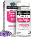 Garden Of Life Dr Formulated Multi Beauty Complex Fermented Liposomal Multivitamin Plus Hair Skin And Nails Vitamins French Melon Sod Biotin & Probiotics 30 Capsules Supplement For Women & Men