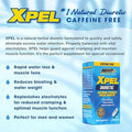 Mhp Xpel Maximum Strength Diuretic Water Pills For Water Retention Relief Caffeine With Vitamin B6 Potassium Dandelion Root 80 Capsules