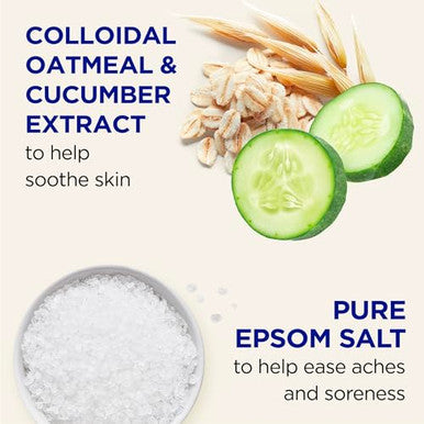 Dr Teal'S Epsom Salt Magnesium SoakSensitive Skin With Colloidal Oatmeal & Cucumber Extract3 Lbs