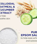 Dr Teal'S Epsom Salt Magnesium Soak Sensitive Skin With Colloidal Oatmeal & Cucumber Extract 3 Lbs