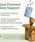 Plant People Wondersleep Mushroom Gummies Supplement Mini With Reishi Super Mushrooms Saffron Wild Elderberry Flavor No Sugar Vegan-Friendly & Gluten- Trial Size