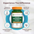 Pure Nutrition Chelated Magnesium Complex 440Mg Elemental Magnesium Per Serving 120 Tabs 3 Forms Of Magnesium Glycinate Magnesium Oxide And Magnesium Citrate