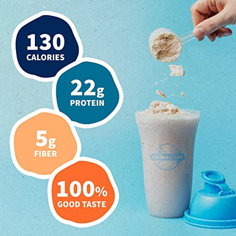 Garden Of Life Protein & Creatine Bundle Vegan Vanilla Protein Powder 20 Servings With Bcaas Probiotics & Enzymes Creatine Monohydrate Pre Workout 60 Servings For Muscle Strength & Performance