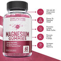 Hormonal Balance & Magnesium Gummies For Muscle Cramps, Pms Gummies Alleviate Bloating & Mood Swings, Magnesium Helps Prevent Cramps & Promotes Muscle Recovery - 60 Vegan Gummies Per Bottle