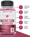 Hormonal Balance & Magnesium Gummies For Muscle Cramps, Pms Gummies Alleviate Bloating & Mood Swings, Magnesium Helps Prevent Cramps & Promotes Muscle Recovery - 60 Vegan Gummies Per Bottle