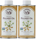 La Tourangelle,Roasted Peanut Oil,Slow Roasted Expeller-Pressed for Rich Flavor,Perfect for Cooking & Baking,Med-High Heat,Unrefined,Small Batch Production in USA,16.9 Fl Oz,(Pack of 2)