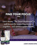 Host Defense Bundle With Lion'S Mane Extract 1 Fl Oz & Turkey Tail Extract 1 Fl Oz Support Brain Health Memory & Focus Support Digestive Health & Immune Response
