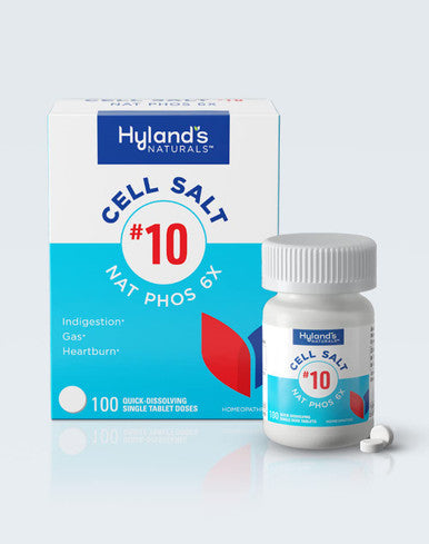 Hyland's Relief of Joint Pain, Gas, and Indigestion, s #10 Cell Salt Natrum Phosphoricum 6X Tablets, 100 Count