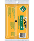 Bic ) Bic Single Blade Sensitive Skin Shavers - 12 In Pack [Total 24] Pack Of 2