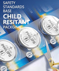 Philips Cr2430 3V Lithium Button Cell Battery 20 Pack 10 Year Shelf Life Stable Discharge Child Resistant Packaging Works With Key Fob & Household Electronics