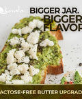 Kevala Avocado Ghee - Made with Grass Fed CowsÃ¢â‚¬â„¢ Milk, Blend of Cold-Pressed Avocado Oil and Ghee, Unsalted Spread for Toast and Wraps with no Preservatives, Great for Keto and Low-Carb Diets, 2 lb