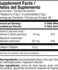Ana Maria Lajusticia Hydrolisate Collagen Powder With Magnesium And Vitamin C For Healthy Skin Nails Hair And Ligaments Natural Energy Strawberry Flavour 350G