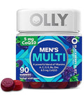 Olly Men'S Multivitamin Gummy Overall Health And Immune Support & Metabolism Gummy Rings Apple Cider Vinegar Vitamin B12 Chromium