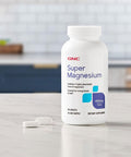 Gnc Super Magnesium 400Mg Supplement, Supports Strong Bones And Teeth, Highly Absorbable, 45 Servings