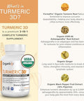 Organixx Magnesium Glycinate and Turmeric Curcumin Bundle 60 Caps Each