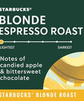 Starbucks Whole Coffee Beans, Starbucks Blonde Espresso Roast Hot or Iced Coffee, 28 oz