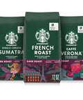 Starbucks Whole Coffee Beans, Dark Roast Hot or Iced Coffee, Variety Pack, Three 12 oz BagsÃƒÂ¢Ã¢â€šÂ¬Ã¢â‚¬Â¹