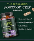 Smnutrition Vitex Chasteberry Supplement 600Mg Agnus Castus For Women'S Hormone Balance Menopause Menstrual Regularity & Hormonal Acne Gluten Vegetarian 90 Capsules 3Month Supply