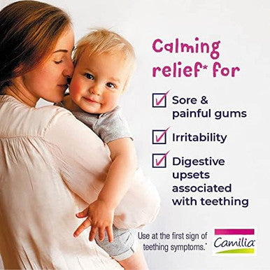 Boiron Camilia Teething Drops For Daytime And Nighttime Relief Of Painful Or Swollen Gums And Irritability In Babies 40 Liquid Droppers Bundled In 8 Separate Packs Of 5