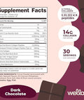 Wellah The Afterglow Multi Collagen Protein Beauty (Dark Chocolate Flavored) 30 Servings