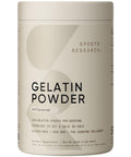 Sports Research Gelatin Collagen Cooking Powder - Sourced From Pasture Raised Cows | Great For Cooking And Baking - Certified Keto Friendly And Non-Gmo