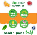 Lifeable Multivitamin for Men Gummies VIT A C D E B1 B2 Niacin B5 B6 Folate B12 Biotin Iodine Zinc Chromium Ginseng Lycopene Inositol Mens Multivitamins Gummies 90 Gummies