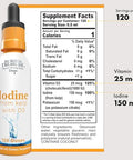 Buried Treasure Iodine Drops From Kelp 2% Liquid Drops120 Servings 2 Fl Oz Natural Thyroid & Immune Support Vegan & Non Gmo